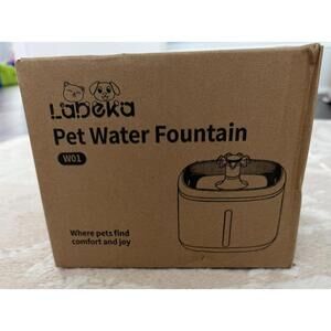 Cube Flower Pet Drinking Water Fountain 2.5L